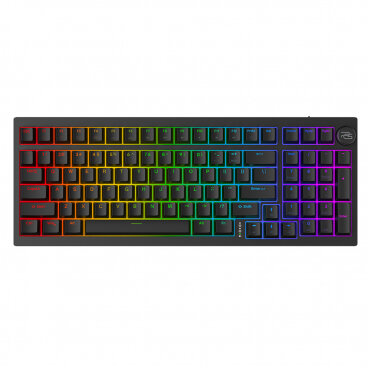 Tastatura Gaming Wireless Proove Slicker RGB BT / Wi-Fi / Wired 1.8m Negru
