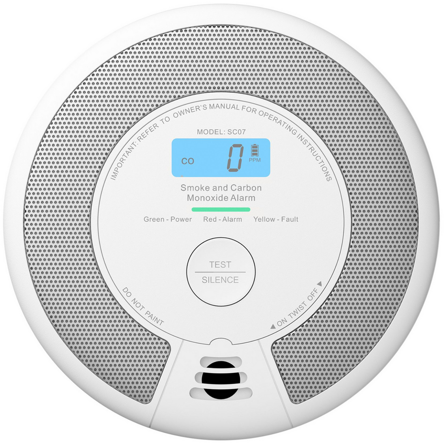 Detector de Fum si Monoxid de Carbon ZASXS00150WEU / SC07 White