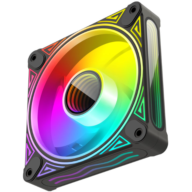 Ventilator 120mm ARGB PWM DM1 Negru