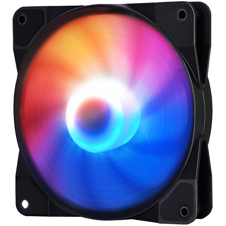 Ventilator 120mm RGB Negru