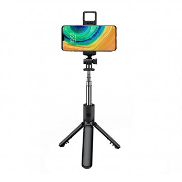 Selfie Stick Techsuit S03-S Bluetooth Universal Negru