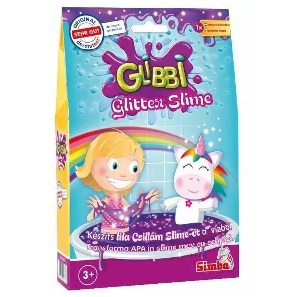 Pudra De Baie Glibbi Glitter Slime 150 g Violet