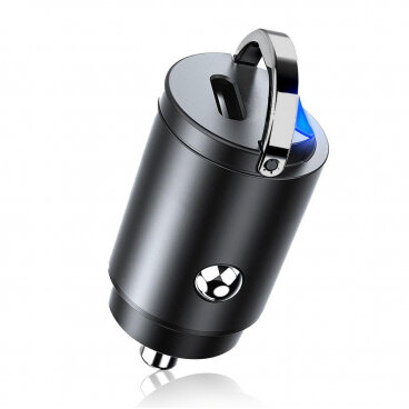 Incarcator Techsuit Auto C5 NanoVolt 30W 3A 1 x USB-C Negru