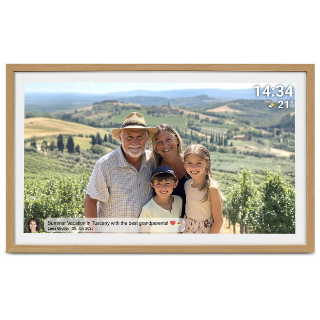 Rama Foto PFF-3263LW FRAMEO 31.5Inch 32GB Light Wood