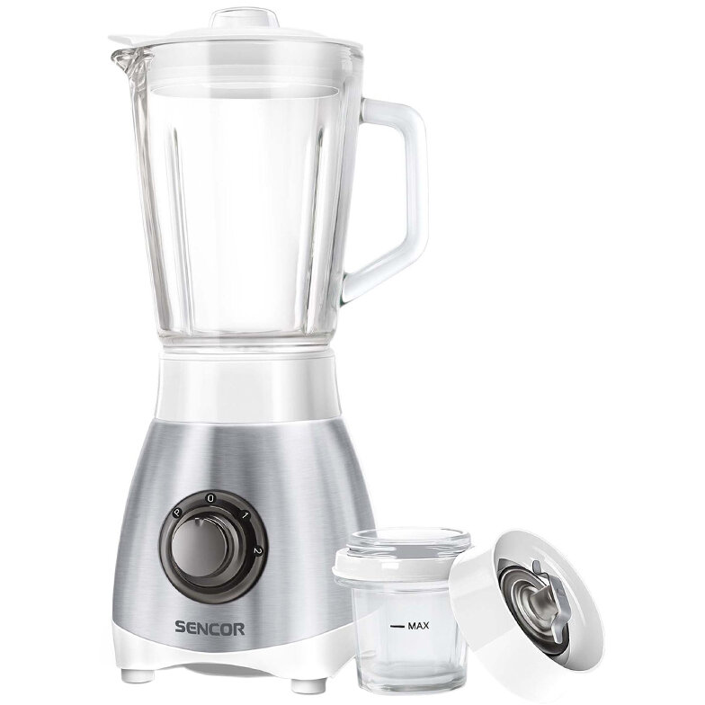 Blender de Masa S-SBL3271SS Recipient 0.8L 250W Alb/Argintiu