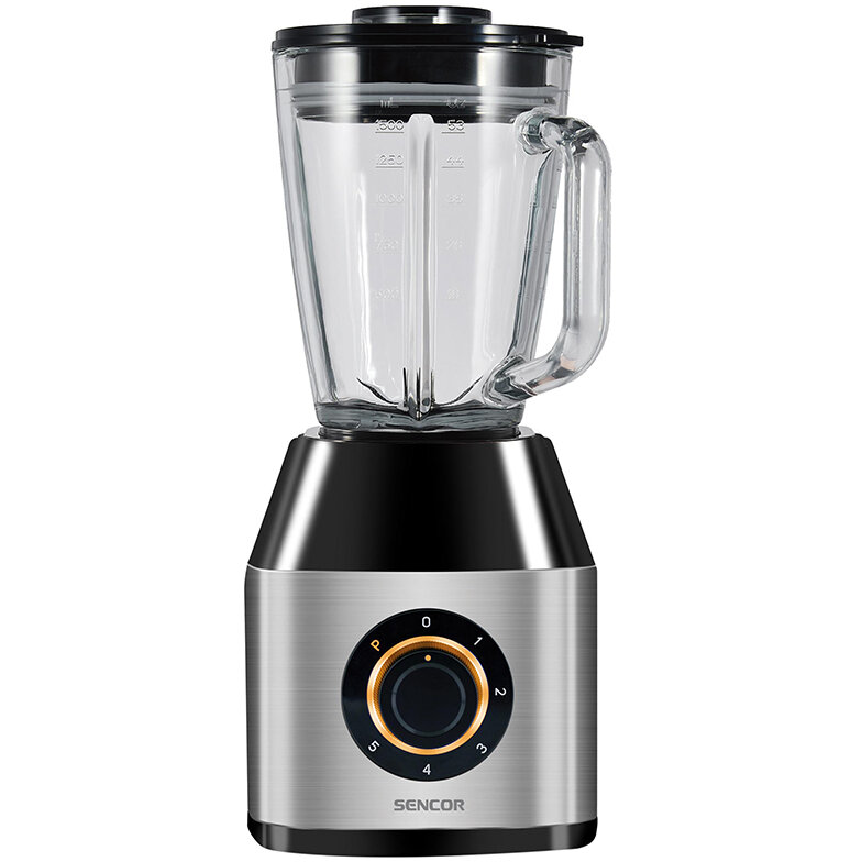Blender de Masa S-SBL4872BK Recipient Sticla 1.5L  1250W Negru/Argintiu