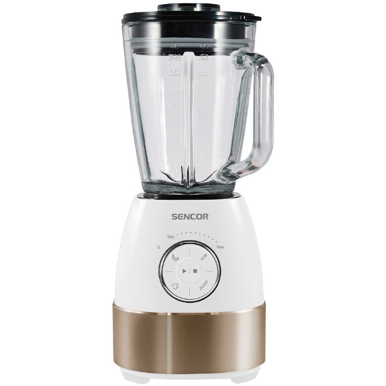 Blender de Masa S-SBL5870GD Recipient Sticla 1.5L 1800W Alb