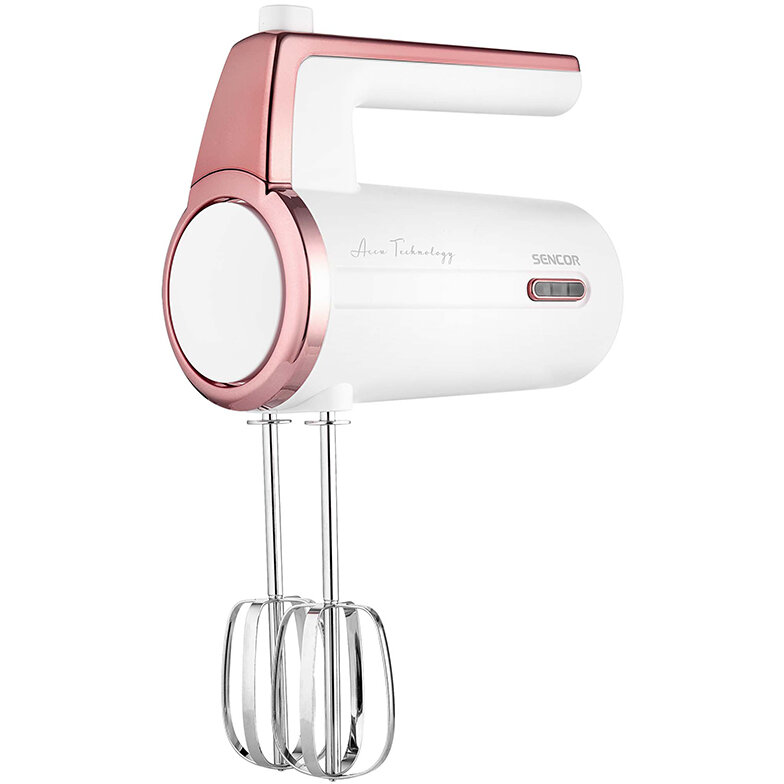 Mixer de Mana fara Fir S-SHM9000WH 3 Viteze Incarcare USB-C 50W Alb/Roz