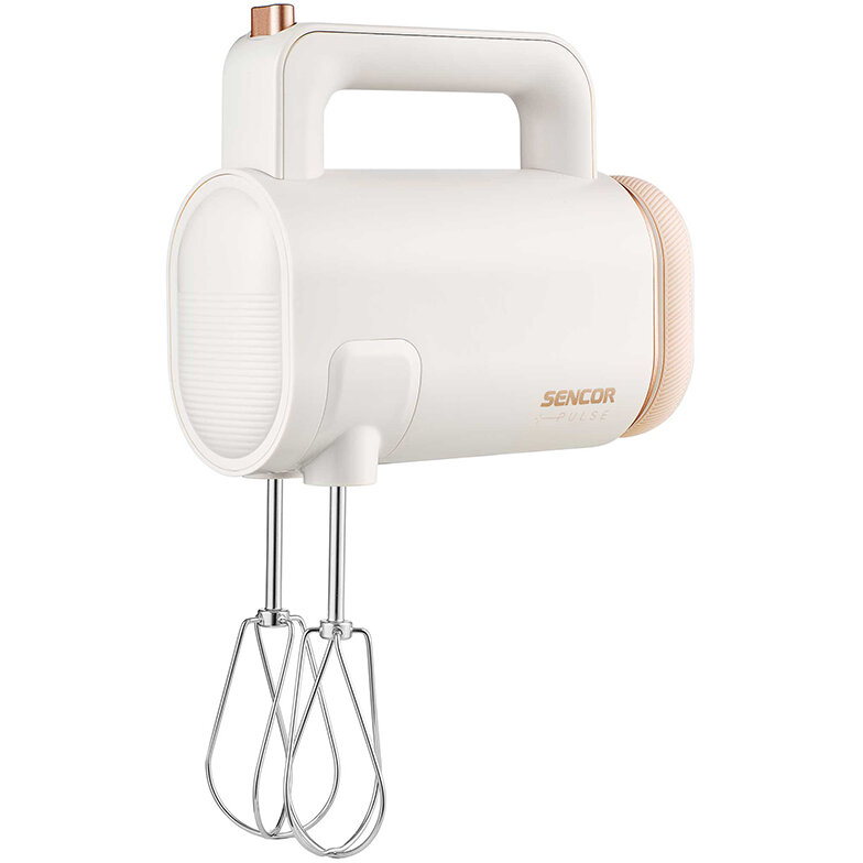 Mixer de Mana fara Fir S-SHM9130WH Afisaj Digital 8 Viteze Baterie 2000mAh Incarcare USB-C Alb