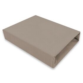 Cearceaf cu Elastic MimiNu pentru Pat 160x80cm Bumbac Certificat Oeko Tex Standard 100 Colecția Royal Mocha