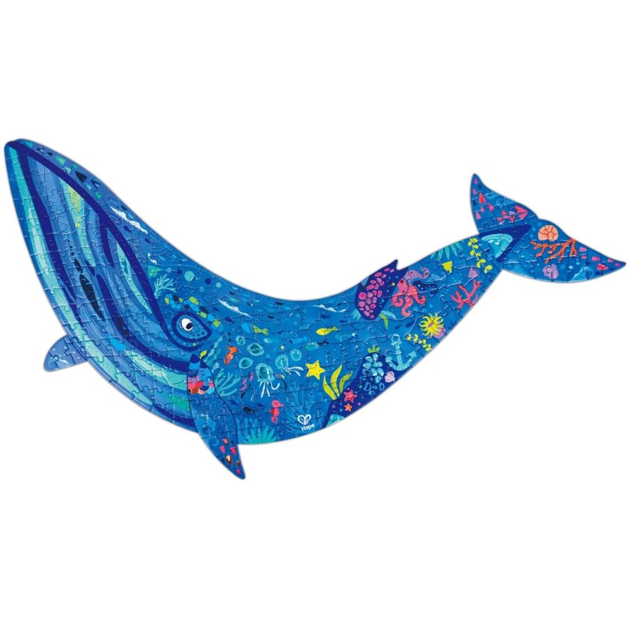 Puzzle Balena Cu Cocoasa Cu Piese Tematica Ocean 200 Piese Copii Varsta 8 ani+ Multicolor