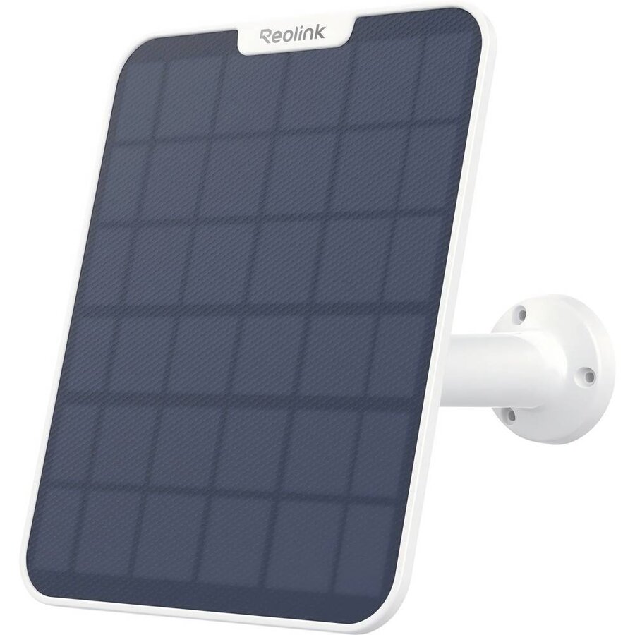 Panou Solar 2 TYPE-C 6W pentru Camere de Supraveghere Cablu 4M Alb