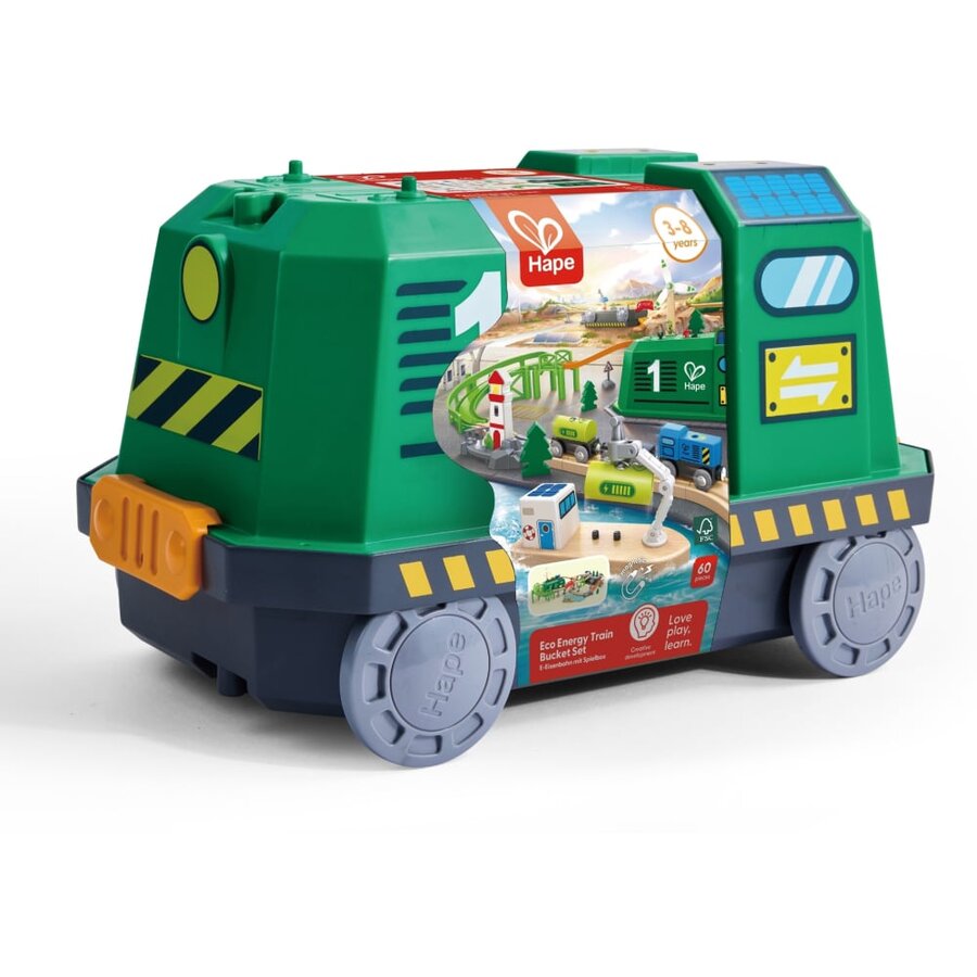 Jucarie Din Lemn Tren In Cutie Tip Locomotiva Copii Varsta 3 ani+6 ani+8 ani+ Multicolor