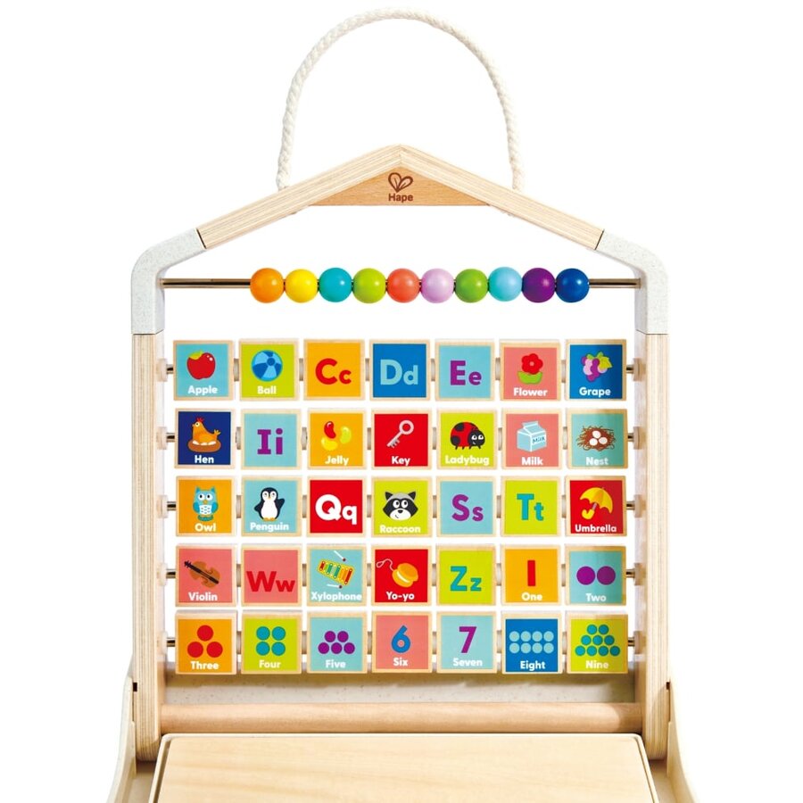 Jucarie Din Lemn Abac de invatat engleza (40 piese) Copii Varsta 3 ani+6 ani+8 ani+ Multicolor