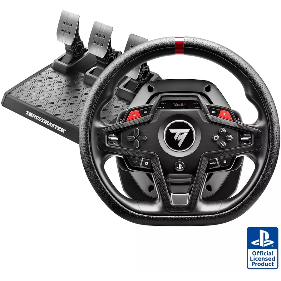 Volan Gaming T248R Interfata USB + Set Pedale Negru