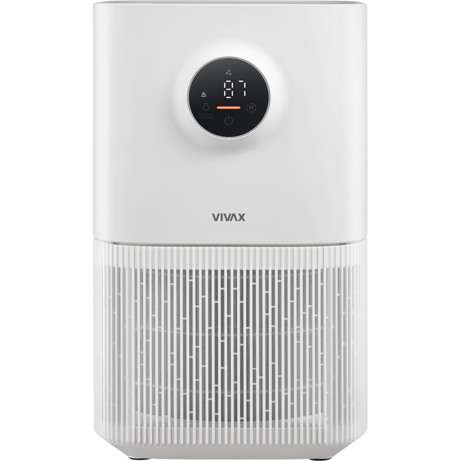 Purificator de Aer Aeris AP-250M W Filtru HEPA 13 Plasma ION Senzor PM2.5 Alb