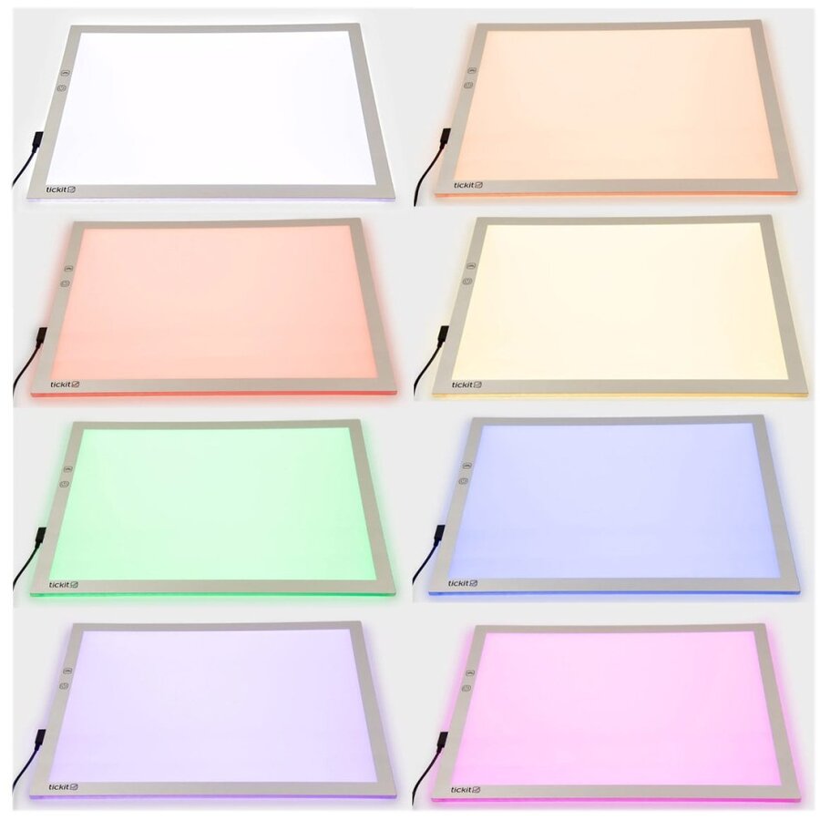 Panou Luminos Cu 8 Culori Dimensiune A3 Copii Varsta 3-10 Ani Multicolor