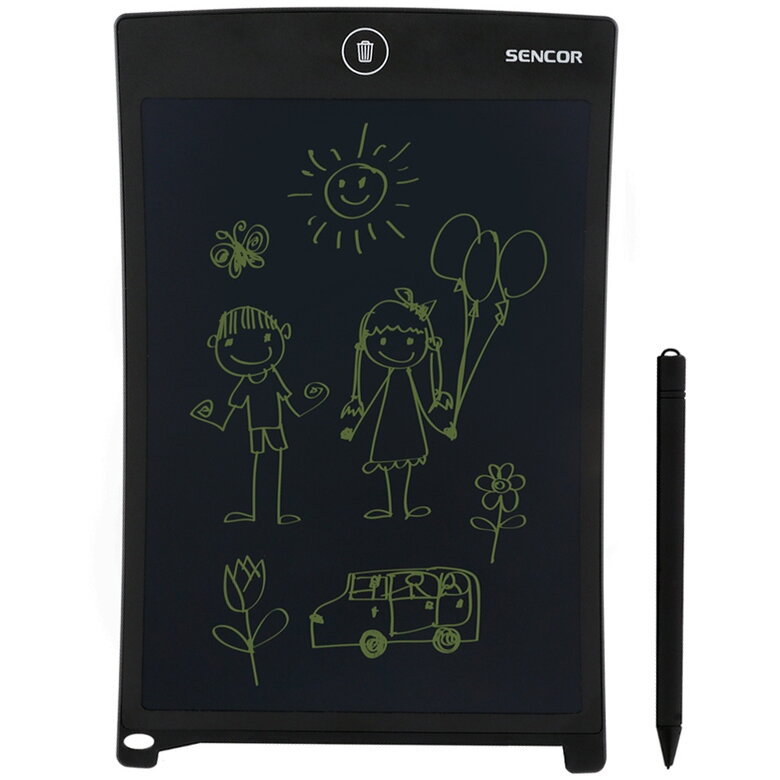 Tableta Grafica pentru Copii S-SXP020BK Ecran LCD 8.5Inch cu Stylus Negru