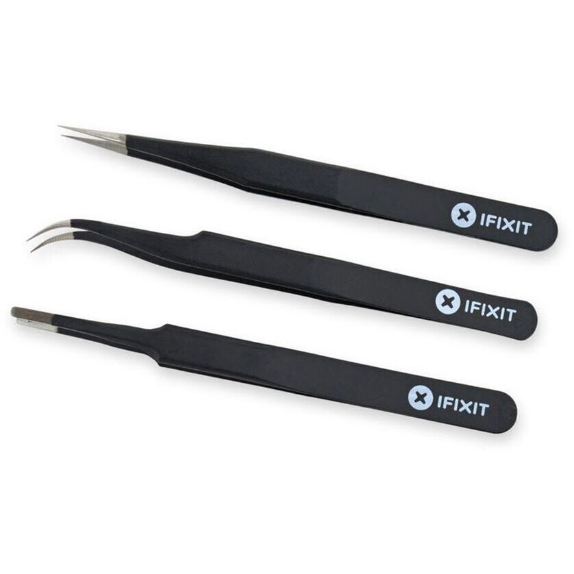 Set Pensete de Precizie 3x Bucati Negru/Albastru