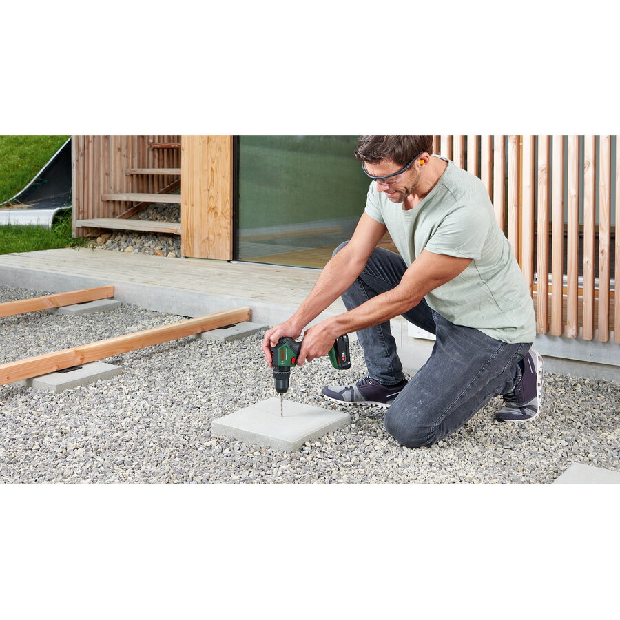 Bosch Cordless Impact Drill UniversalImpact 18V-60 (green/black, Li-ion battery 2.0Ah, case, POWER FOR ALL ALLIANCE)