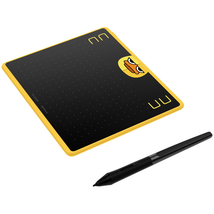 Tableta Grafica HS64SE Interfata microUSB Stylus Inclus Galben