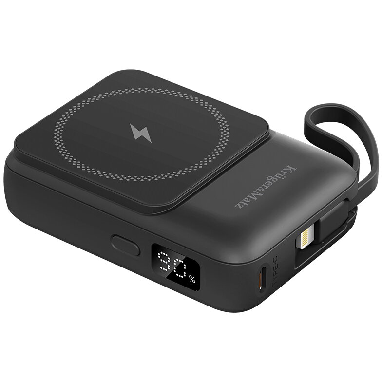 Power Bank 10000 Mah Mag Safe Kruger&Matz KM0913-B - imagine 2