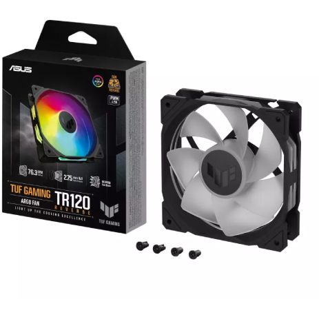 Ventilator TUF Gaming TR120 ARGB Reverse (1 Bucata) Black