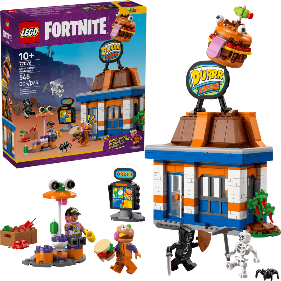 LEGO Fortnite 77076 Restaurantul Durrr Burger 546 Piese Varsta 10 Ani+ Multicolor