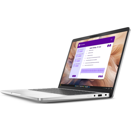 Laptop Dell Pro 13 Plus FHD+ 13 inch Intel Core Ultra 7 265U 16GB 512GB SSD Windows 11 Pro Platinum Silver
