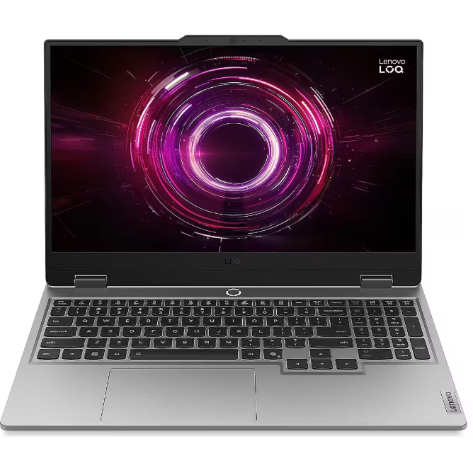 Laptop LOQ FHD 15.6 inch AMD Ryzen 5 220 16GB 512GB SSD RTX 5050 Free Dos Luna Grey
