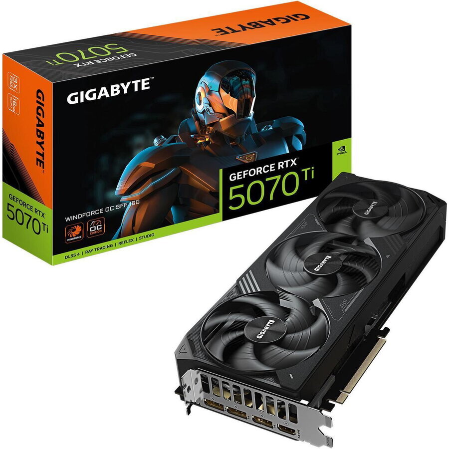 Placa video GIGABYTE GeForce RTX 5070 Ti WINDFORCE SFF 16GB GDDR7 256-bit DLSS 4.0 - imagine 2