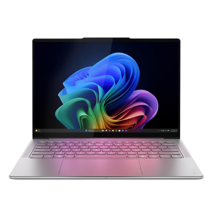 Laptop Yoga Slim 7 OLED WUXGA 14 inch Intel Core Ultra 7 256V 16GB 512GB SSD Windows 11 Home Luna Grey