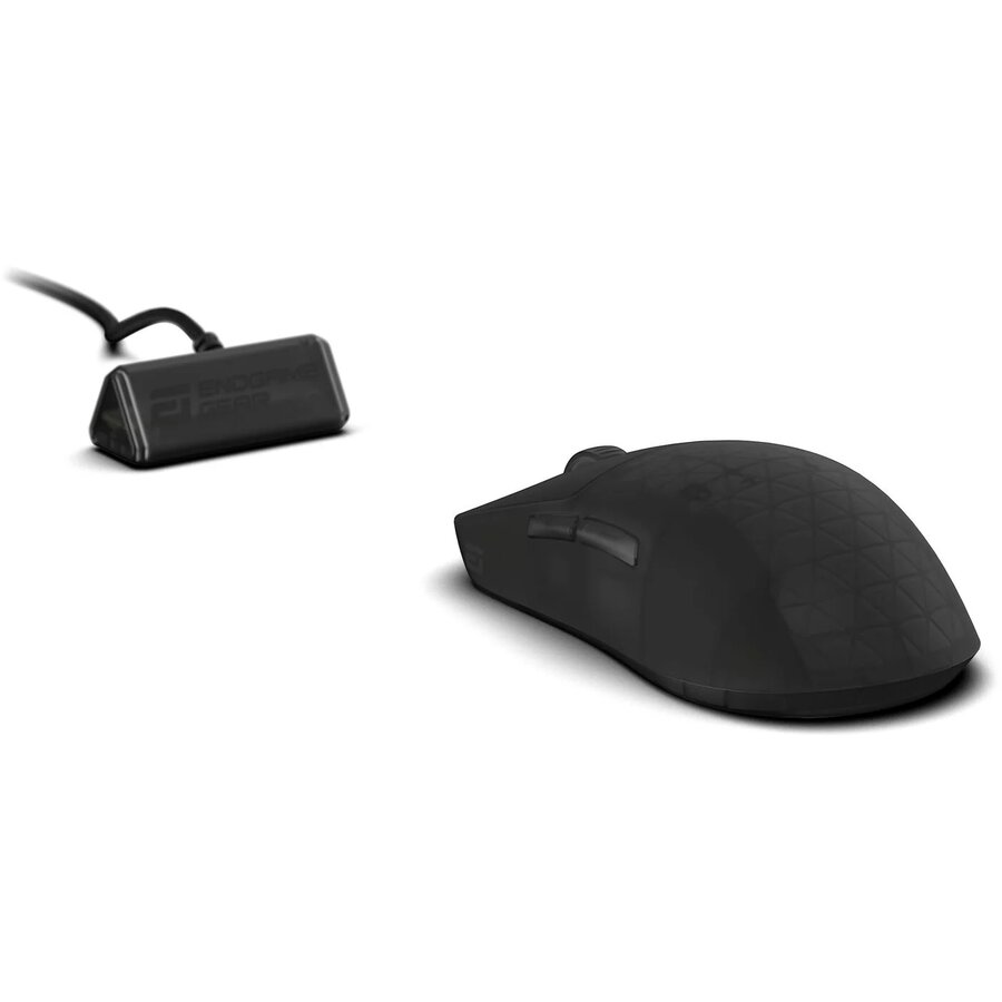 Mouse Gaming Endgame Gear OP1W 4K V2, Wireless 2.4Ghz, Wired, USB (Negru/Transparent) - imagine 2