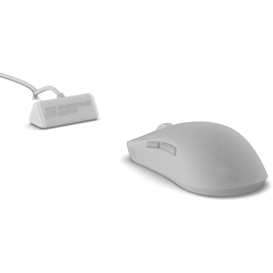 Mouse Gaming Endgame Gear OP1W 4K, Wireless 2.4Ghz, Wired, USB (Alb/Negru) - imagine 2