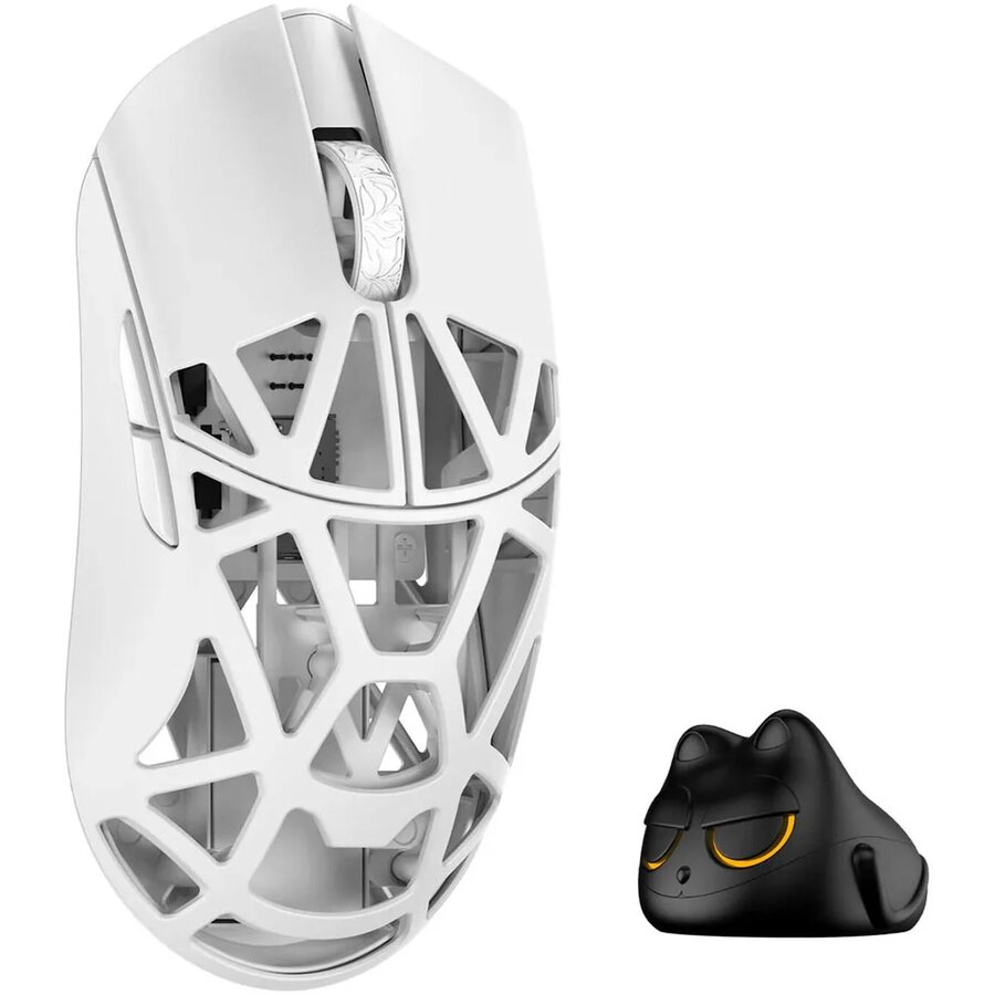 Mouse Beast X Mini Pro Solid Sides Gaming Alb