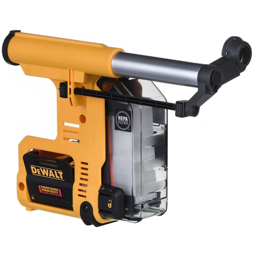 Sistem de Extragere Praf D25303DH-XJ Accesoriu pentru Ciocan Rotopercutor DCH373 / DCH274 Filtru HEPA Galben/Negru