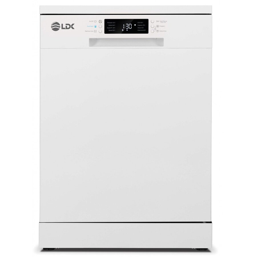 Masina de Spalat Vase QUEEN D153LYW D 60Cm Clasa D Capacitate 15 Seturi 8 Programe Hygene Intensive Super 29 Dual wash Machine care 60cm Alb