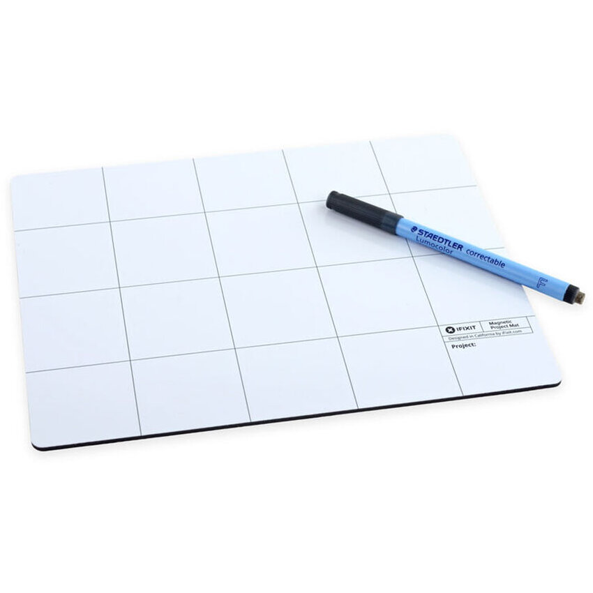 Covoras Magnetic Pro pentru Reparatii Electronice Stilou Inclus Alb