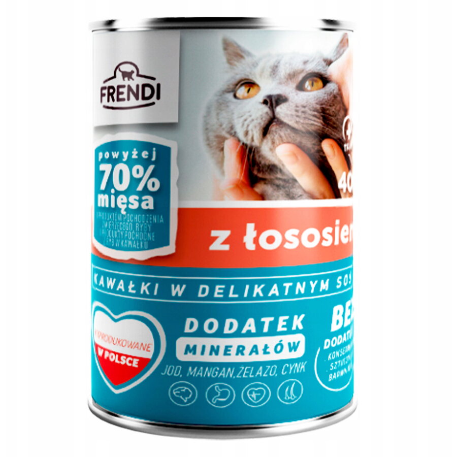 Hrana Umeda pentru Pisici Frendi cu Somon 400 g
