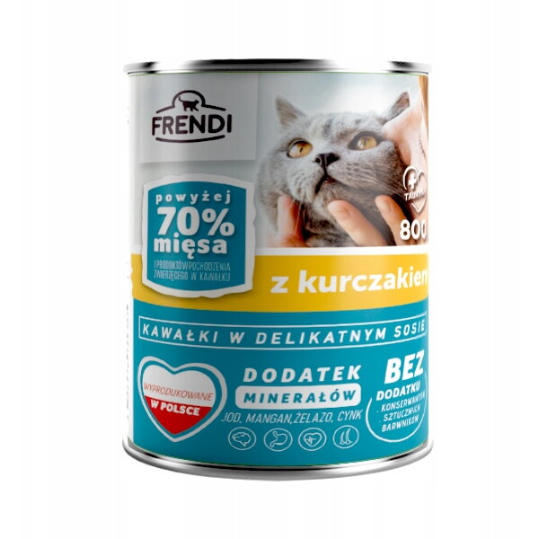 Hrana Uscata pentru Pisici Frendi cu Pui 800 g