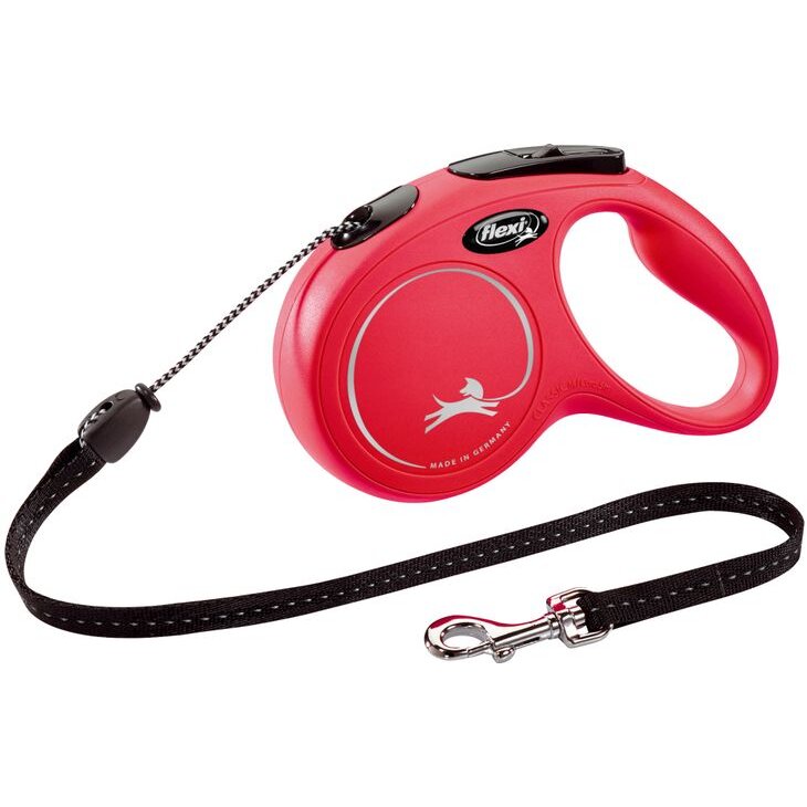 Lesă flexi Retractabilă 5m Roșu