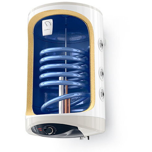 Boiler Termoelectric GCVSL 1004420 cu Serpentina 100l 0.8Mpa 18mm Alb