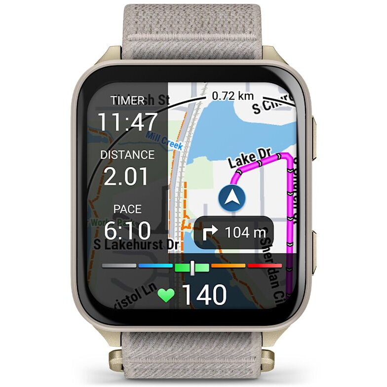 Smartwatch Venu X1 5.08 cm 2Inch AMOLED Digital 448 x 486Pixeli Touchscreen Gold Titanium Wi-Fi GPS