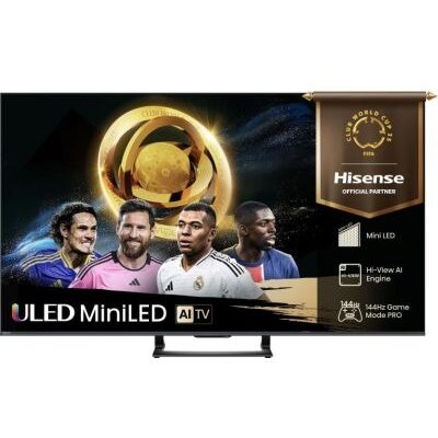 Televizor 50U7Q 50inch 127cm MiniLED 4K VidaaOS 144Hz Dolby Atmos Negru
