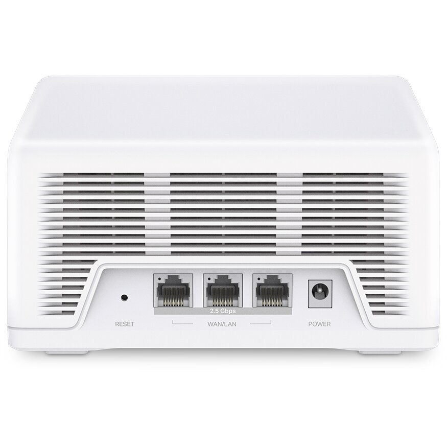 Router Wireless Mercusys Mesh HALO H47BE BE9300 2.5Gbps Alb — imaginea 2
