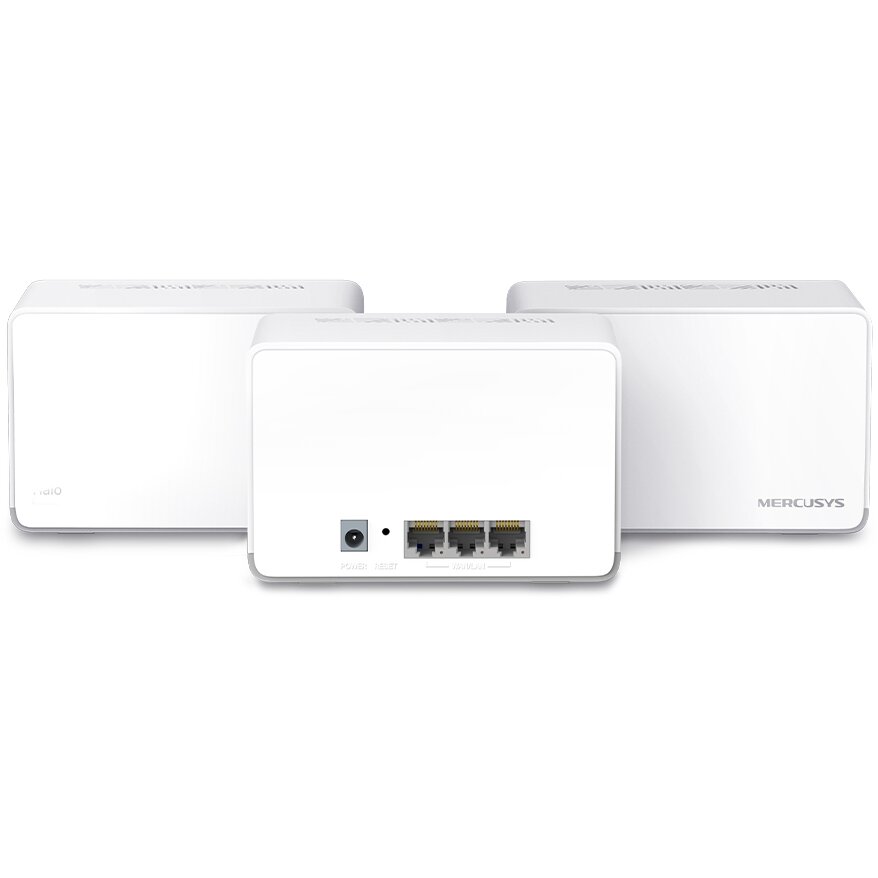 Router Wireless Mercusys Mesh HALO H70X AX1800 Gigabit Alb — imaginea 2