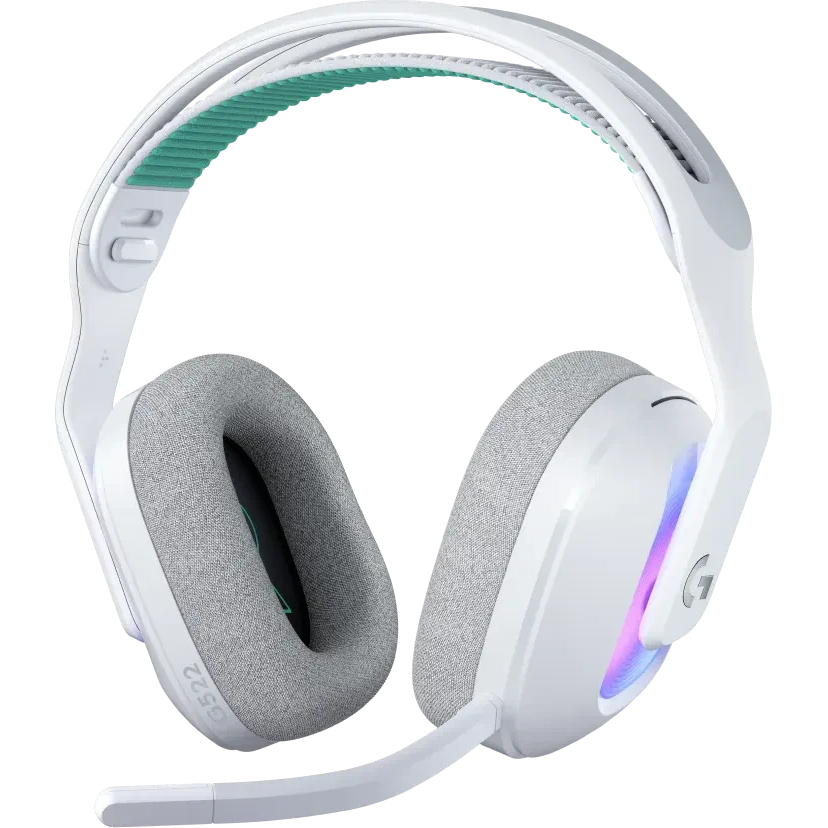 Casti Surround G522 LIGHTSPEED Bluetooth Gaming Lightsync RGB Alb