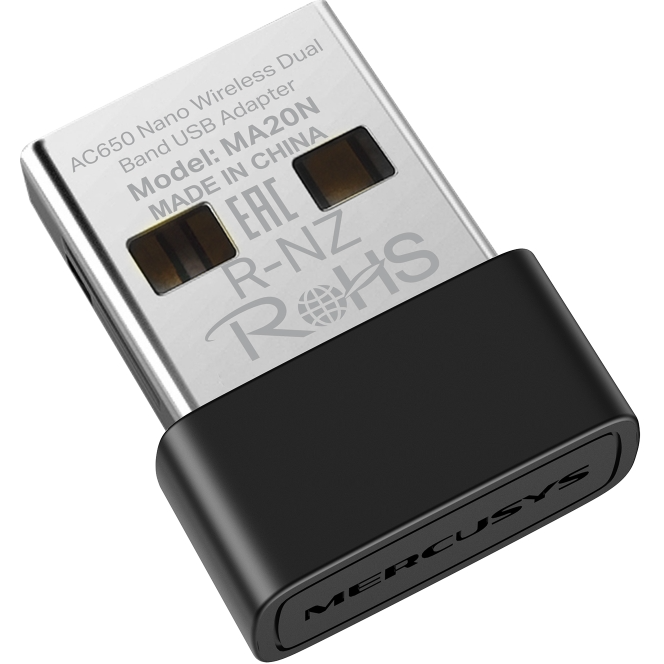 Adaptor Wireless WL AC650 nano  MA20N Negru
