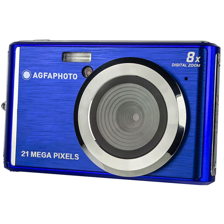 Aparat Foto Compact Realishot DC5200 21MP Display 2.4Inch Zoom Optic 8x Albastru