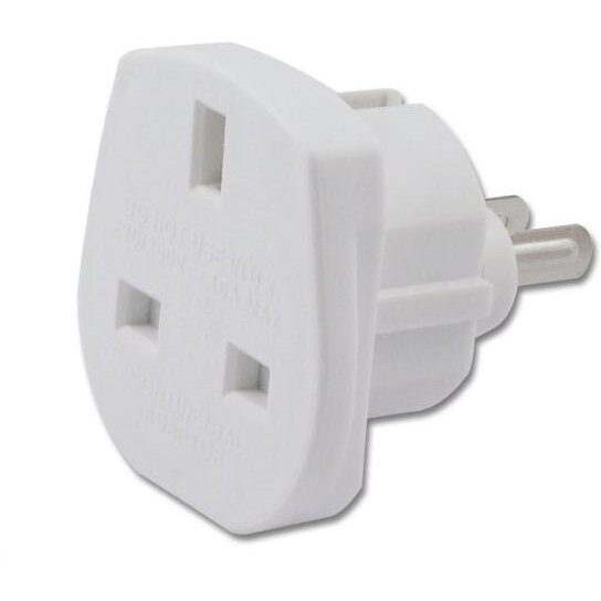 Adaptor Incarcator 6V Priza UK - Europa Alb